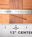 24" STAINLESS STEEL CENTER FINDER RULER