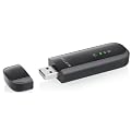 Belkin Play N600DB WLAN USB-Adapter NextNet 2.0 (bis zu 300 Mbit/s + 300 Mbit/s) schwarz
