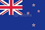 IMAGE OF Wallmonkeys Peel and Stick Wall Decals - Flagge Neuseeland - 48