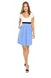 The Olian Empirewaist Dolly Cap Sleeve Dress with Side Pockets.
