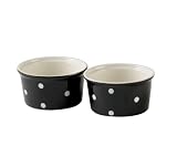 Spode Baking Days Set of 2 Ramekins 4 inch - Black
