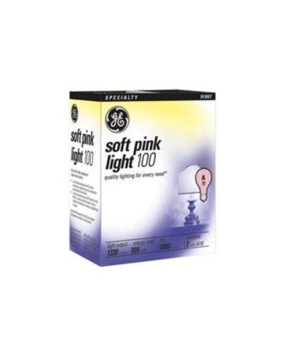 GE Lighting 97484 100-Watt 1330-Lumen Light Bulb, Pink, 2-Pack (PACK OF 12)
