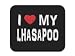 I Love My Lhasapoo Mousepad Mouse Pad