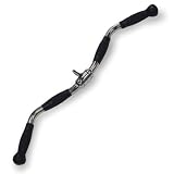 Body-Solid Revolving Curl Bar (W/ Rubber Grips)