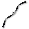 Revolving curl bar with rubber knob