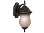 Kenroy Home 80540GBRZ Repartee One-Light Small Wall Lantern with 6-Inch French Scavo Glass Shade