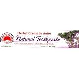 Herbal Toothpaste - Creme de Anise, 6 oz ( Value Bulk Multi-pack)