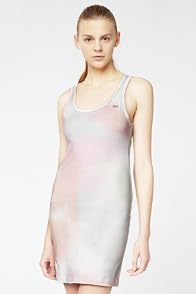L!VE Sleeveless Watercolor Printed Jersey Dress