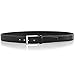 LUCHENGYI Belts for Men Leather Black Fashion Belt 44