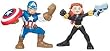 Marvel Superhero Squad Series 12 Mini 3 Inch Figure 2-Pack Captain America and Black Widow