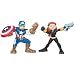 Marvel Superhero Squad Series 12 Mini 3 Inch Figure 2-Pack Captain America and Black Widow