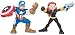 Search : Marvel Superhero Squad Series 12 Mini 3 Inch Figure 2-Pack Captain America and Black Widow
