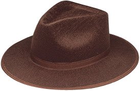  Adult Brown Indiana Jones Costume Hat