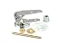 Wenko 289212100 Kit de fixation pour siège WC Chrome (Import Allemagne)