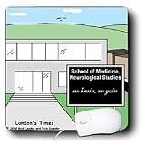 Londons Times Funny Medicine Cartoons - School Of Neurology - Mouse Pads