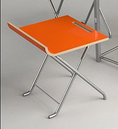 Paket Folding Collapsable Chairs (set of 2) in White