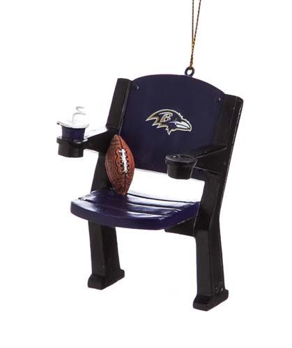 Baltimore Ravens Stadium Chair Ornament