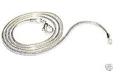 18 Inch sterling silver snake Chain,1.4 mm thick