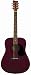 Musical Instruments : First Act MG431 41" Designer Acoustic Steel String Guitar with Trans Burgundy Finish