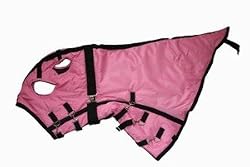 Winter Horse Blanket Hood 420D Pink
