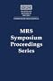 Advances in Microcrystalline and Nanocrystalline: Volume 452 (MRS Proceedings)