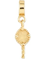 Reflection Beads Silver Gold Plated Hand Mirror Accessory Dangle
