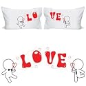 TwosomeGifts "My Love is Yours" Gay Couple Pillowcases-Gifts for Gay Men,Valentines Day Gifts for Gay Couples,Gay Wedding Gifts
