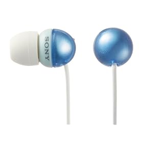 【クリックで詳細表示】SONY 密閉型インナーヘッドフォン EX33LP ブルー MDR-EX33LP/L