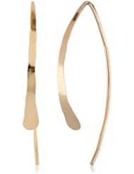 Melissa Joy Manning 14k Yellow Gold Wishbone Earrings