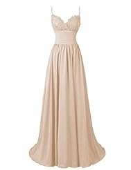 Lace Sweetheart Spaghetti Strap Chiffon Bridesmaid Dress/Prom Dress 
