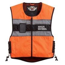 H D Mens High Visibility Vest LG H-D Men's High Visibility Vest - LG