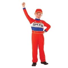Rennfahrer Kost�m, Gr��e:128 (6 - 8 Jahre)