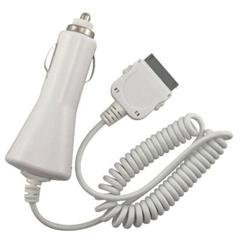 Apple Car Charger for iPod iPhone 3G 3GS (White)