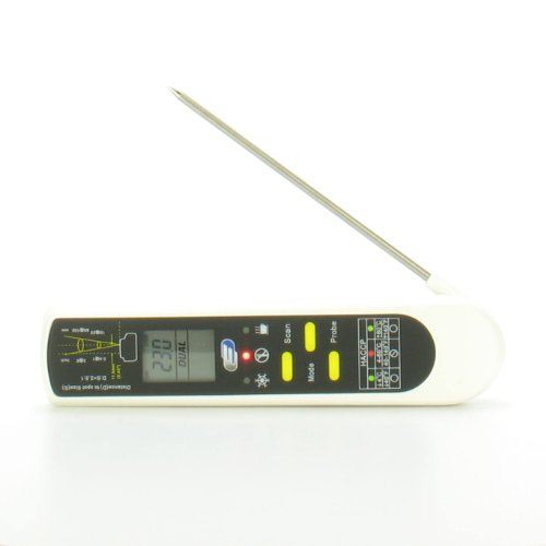 Dual Infrared Thermometer With Probe