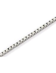 14K White Gold Diamond Bracelet