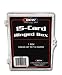 BCW Hinged Box 15 Count - (Hold Thick Memorabilia Cards) Baseball, Football, Basketball, Hockey, Golf, Single Sports Cards Top Load - Sportcards Card Collecting Supplies