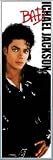 Michael Jackson Midi Poster and Frame (Plastic) - Bad I (36 x 12 inches)
