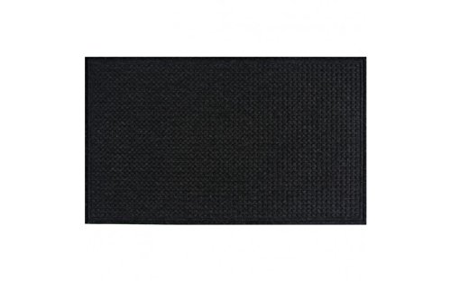 Apache Mills Squares Mat, Onyx, 2-Feet by 3-Feet