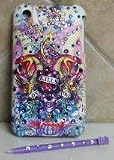 Ed Hardy Iphone 3g Case Swarovski Crystal Faceplate Tattoo Design