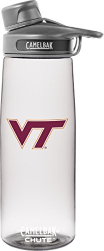 NCAA Virginia Tech Hokies Chute Collegiate, 0.75 L, Clear