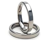 New 3mm Titanium Ring w/ Comfort Fit Band 100's of Sizes & Styles Available