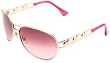 Rocawear Women's R414 RGDPK Aviator Sunglasses,Rose Gold Frame/Pink Gradient Lens,One Size

