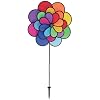 In The Breeze 24-Petal Triple Wheel Flower Garden Spinner