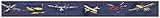 York Wallcoverings JE3602BDSMP Friends Forever Take Flight Airplane Wallpaper Memo Sample, 8-Inch x 