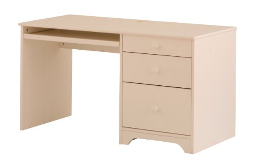 Canwood Single Pedestal Desk - White