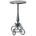 Stained Glass & Iron Pedestal Table