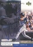 Vinny Castilla, Colorado Rockies Autographed Card