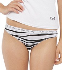 D&G Dolce & Gabbana Flirtatious Thong 2-Pack Panty