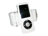 WHITE Neoprene Sports Armband for Apple iPod Nano 4th Gen Generation 4G New Nano-Chromatic 8GB & 16GB