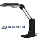 GREENHOUSE グリーンハウス 16LED スタンドライト＆クロック デジタル時計 カレンダー付 GH-LED16STK